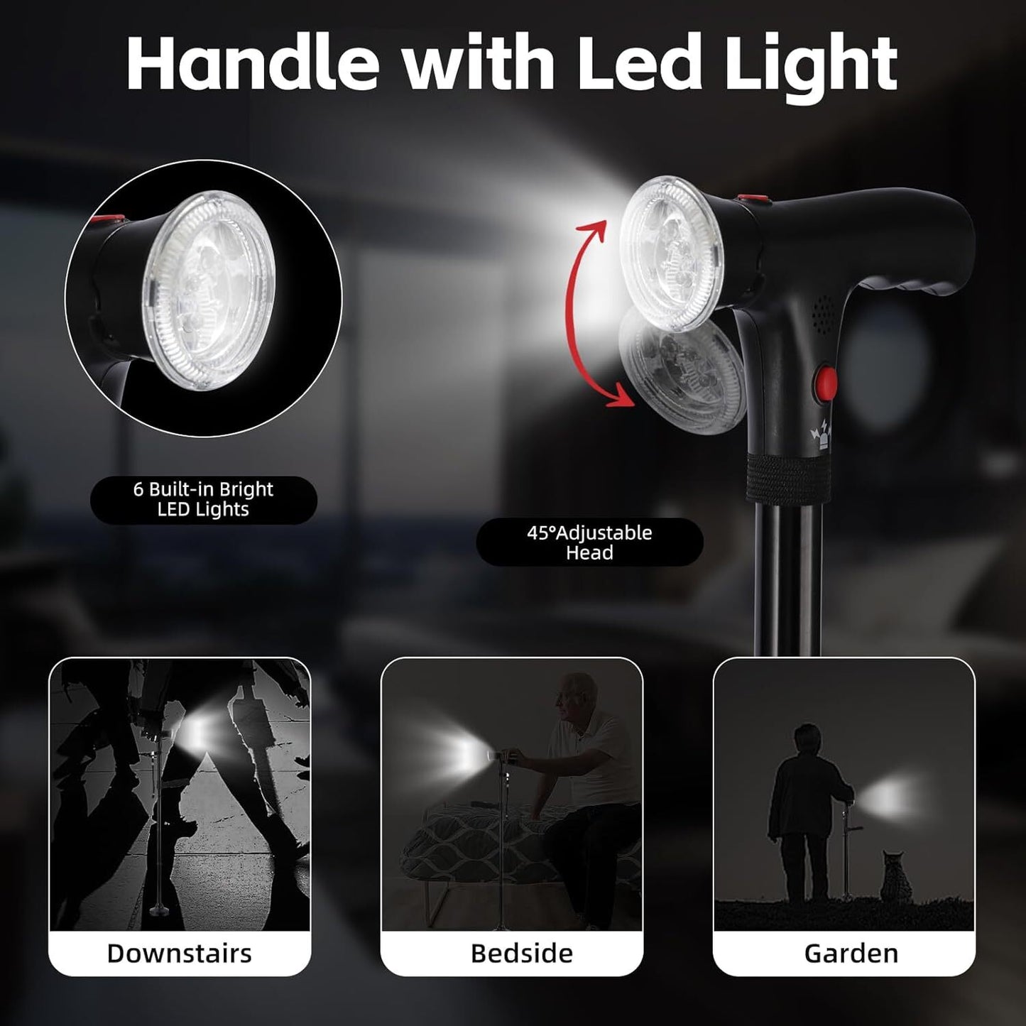 SteadyStand™ 2.0 Foldable Walking Cane